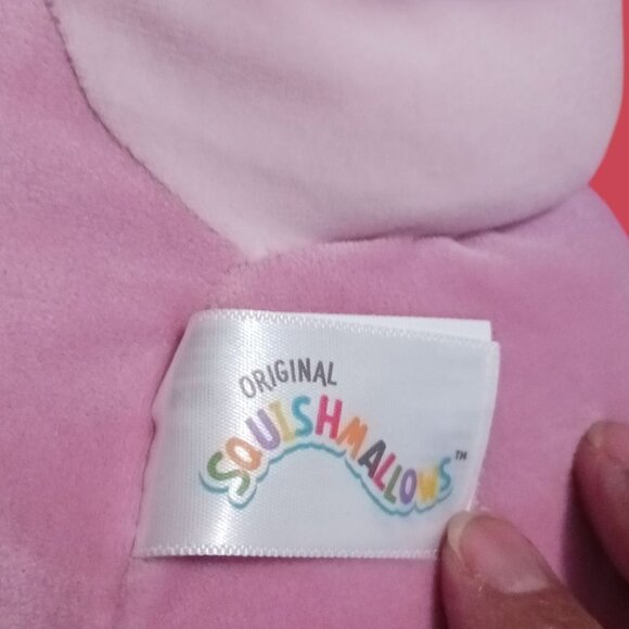 Squishmallows Christian Caterpillar  8" Pink  Plush With Glasses - Picture 5 of 6